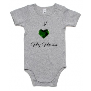 I heart My Mama - Onesie (Tohuwear logo on back)